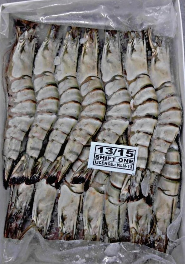 Crevettes tigrées