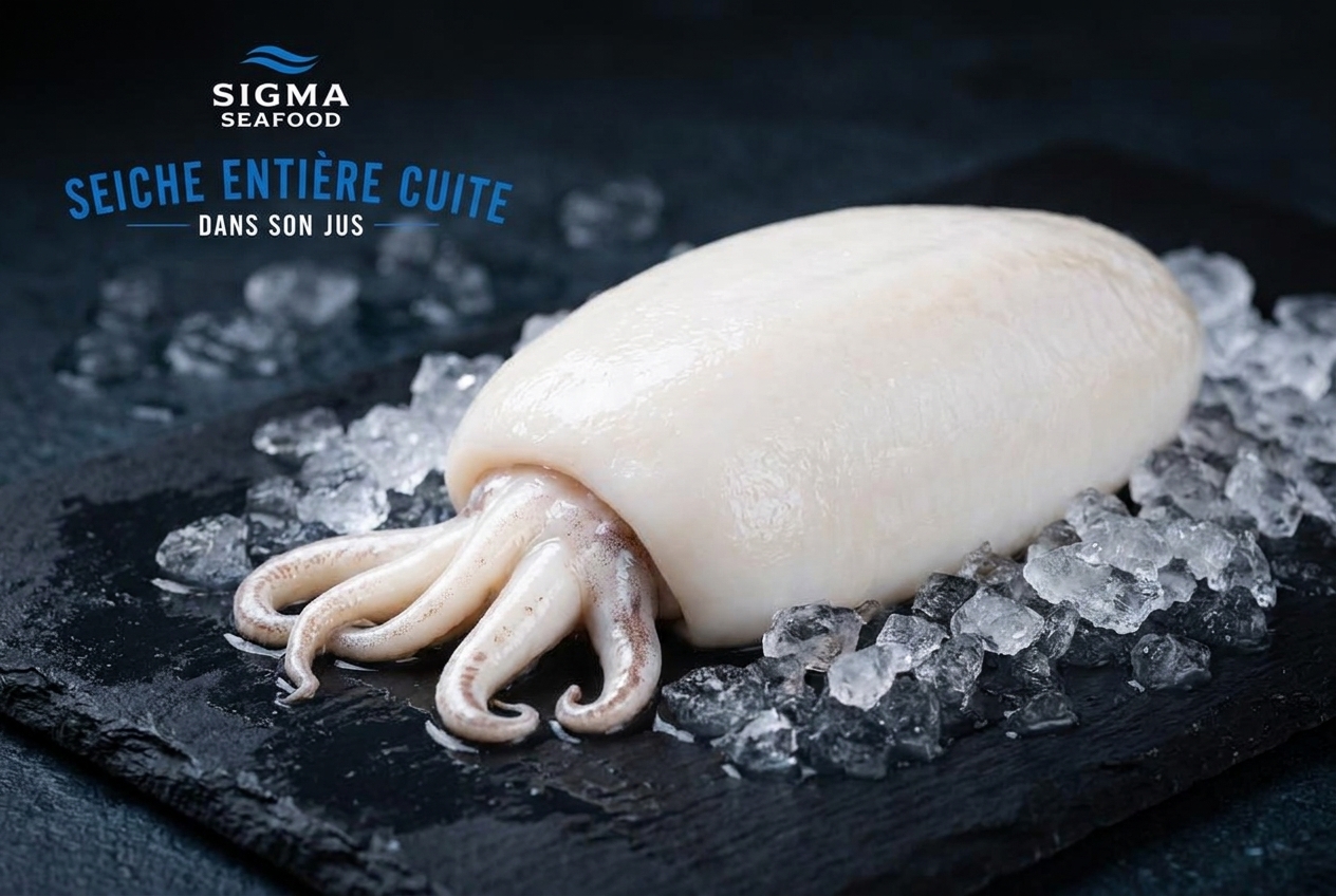 Seiche entière cuite dans son jus — Sigma Seafood
